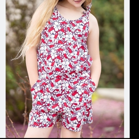 New Vineyard Vines Girl’s Romper Target XL (14/16) - Picture 2 of 8